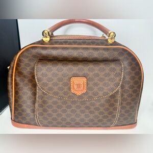 A+ condition Céline Vintage Macadam satchel bag